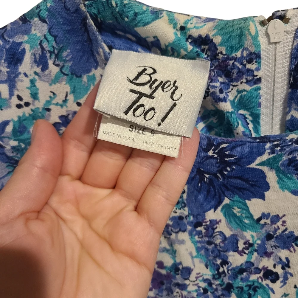 90s Floral Vintage Dress - Picture 9 of 9